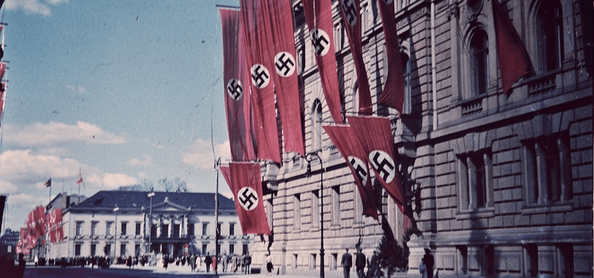 Nazi Occupation and flags in Hitler's Germany